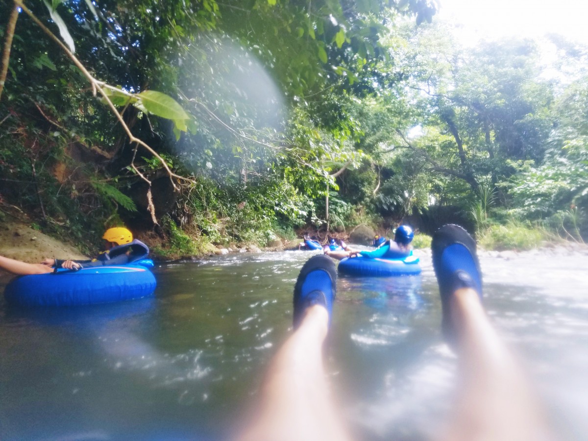 River tubing in dominica southern caribbean her heartland soul