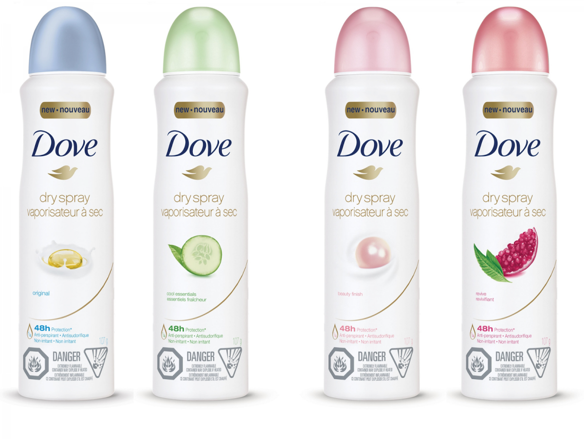 Dove Dry Spray Antiperspirant