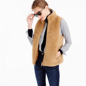 J.Crew Plush fleece excursion vest sale Her Heartland Soul