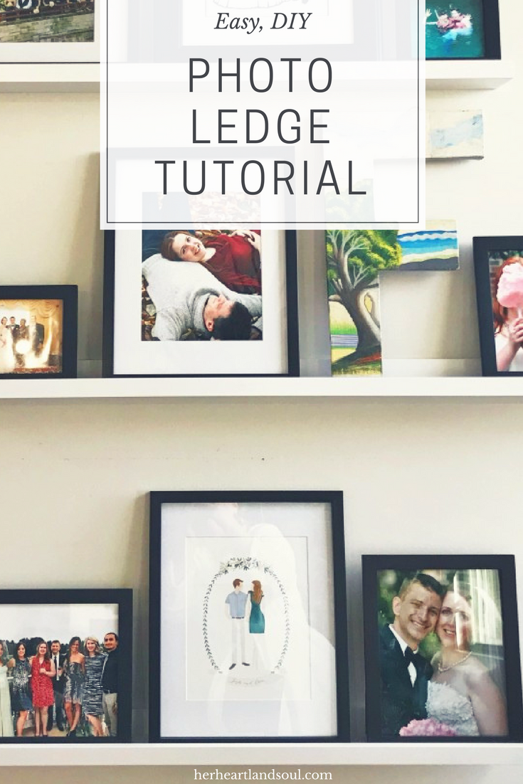 A DIY Picture Ledge Tutorial Her Heartland Soul