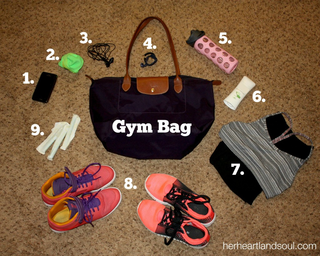 Whats In My Gym Bag Her Heartland Soul 1840