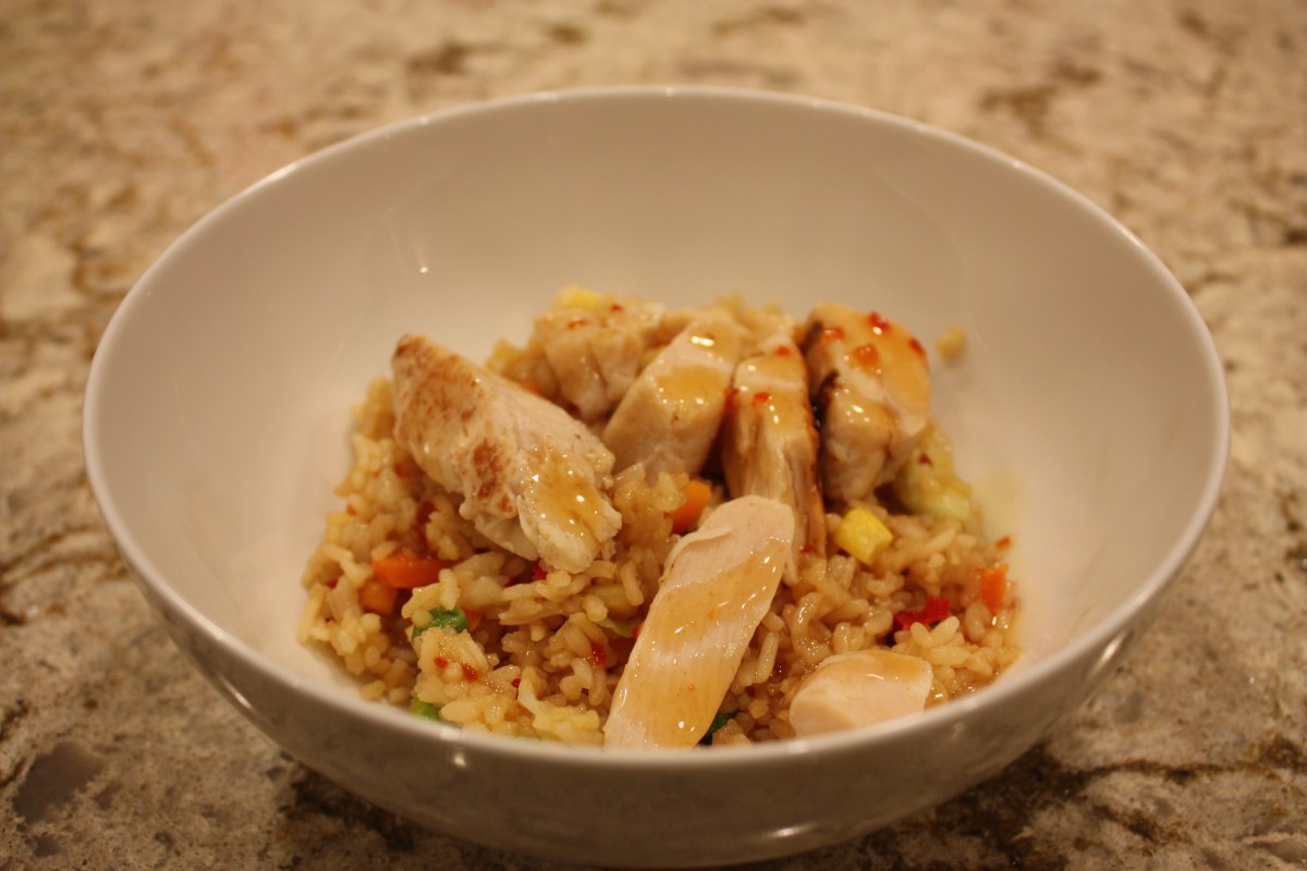 Hillshire Snacking Sweet Chili Chicken Fried Rice  Erin Fairchild Her Heartland Soul