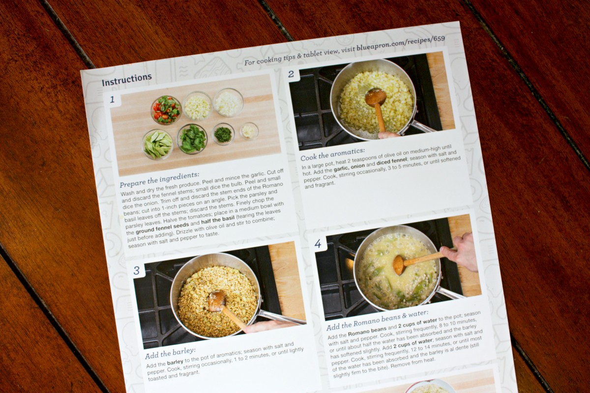 Blue Apron Vegetarian Meals Her Heartland Soul