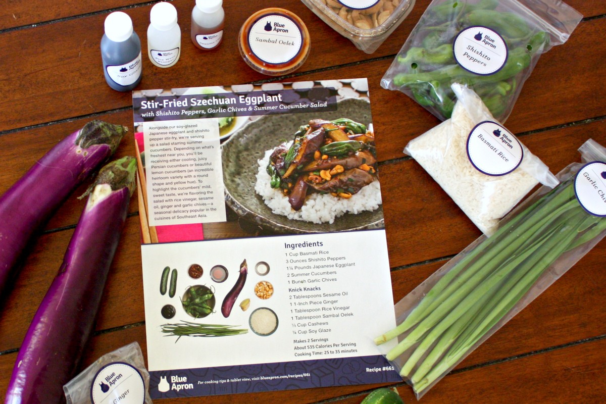 blue apron vegetarian menu this week