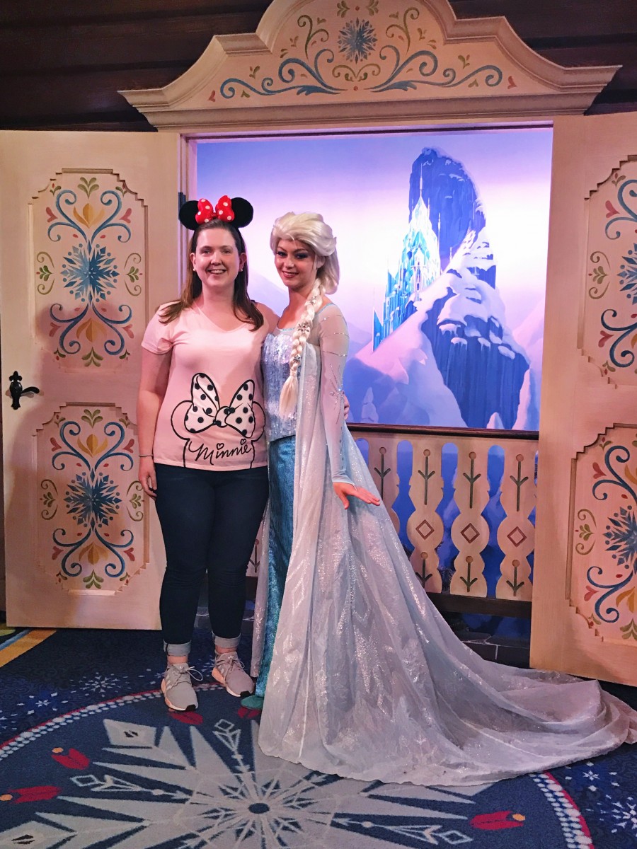 Meeting Elsa Frozen Epcot Her Heartland Soul