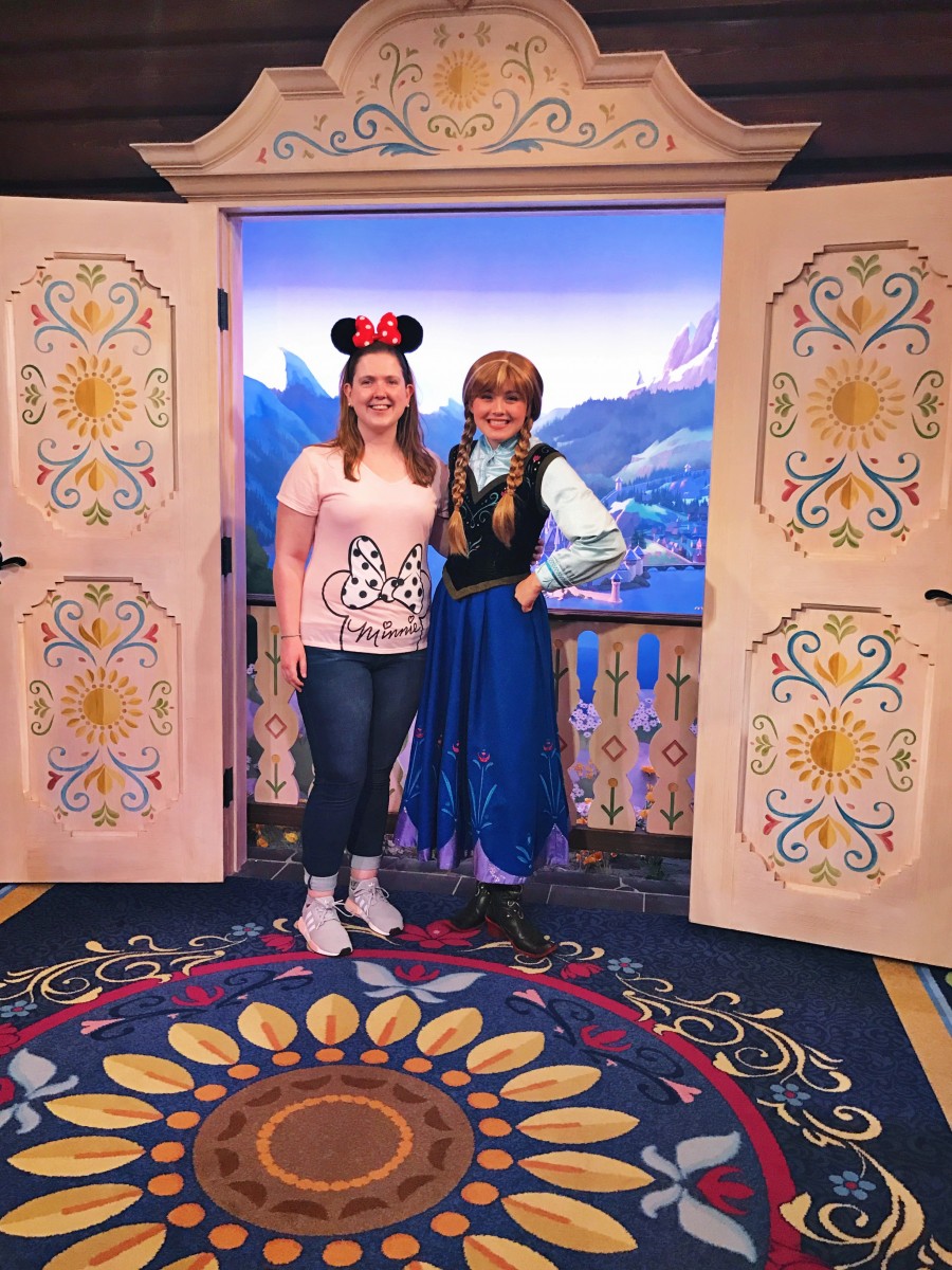 Meeting Anna Frozen Epcot Her Heartland Soul