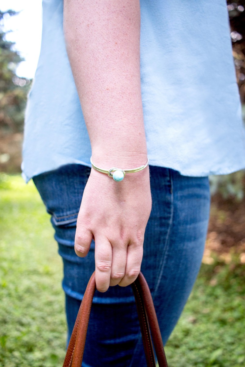 Larimar Cuff Jewelery Her Heartland Soul