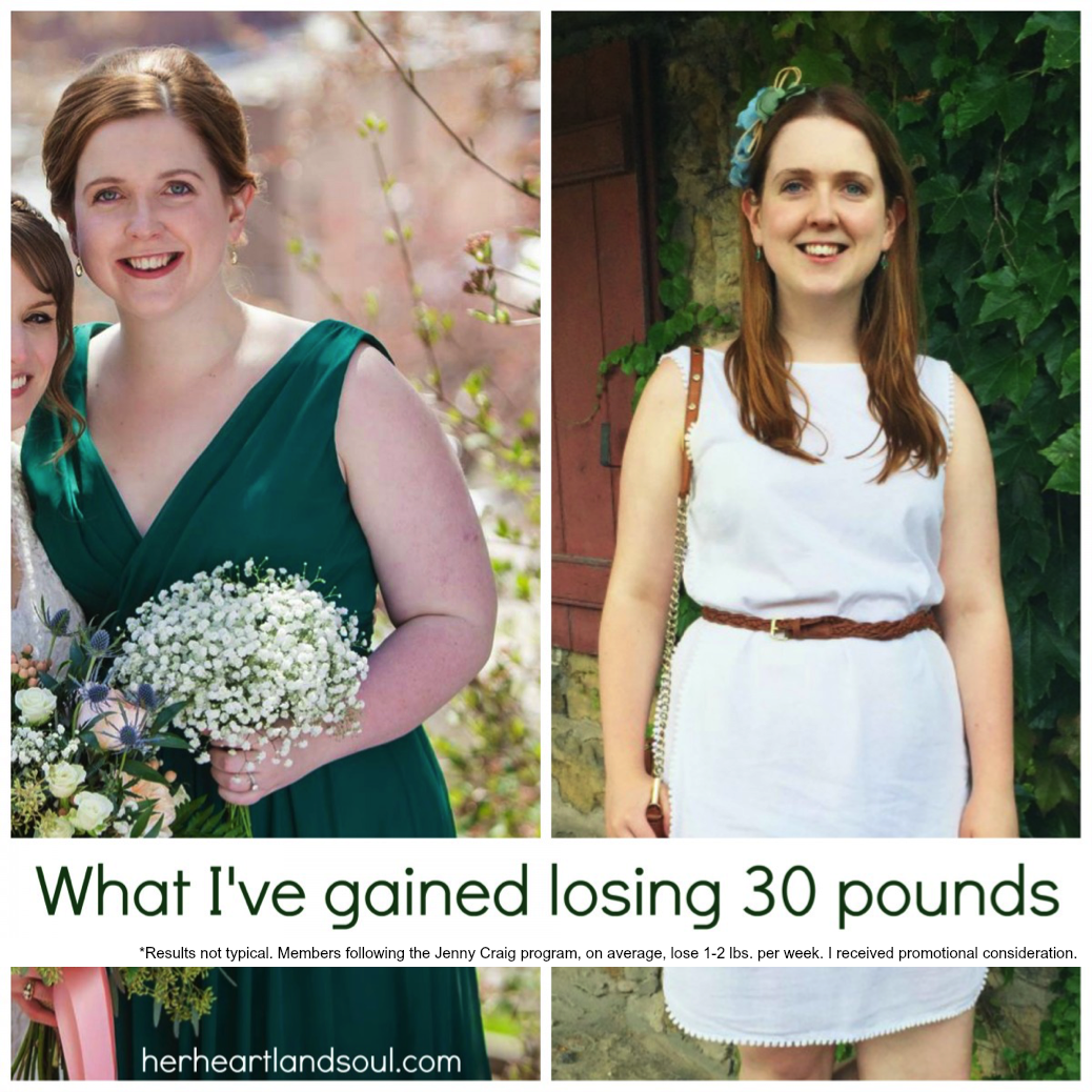 What I've gained losing 30 pounds her heartland soul