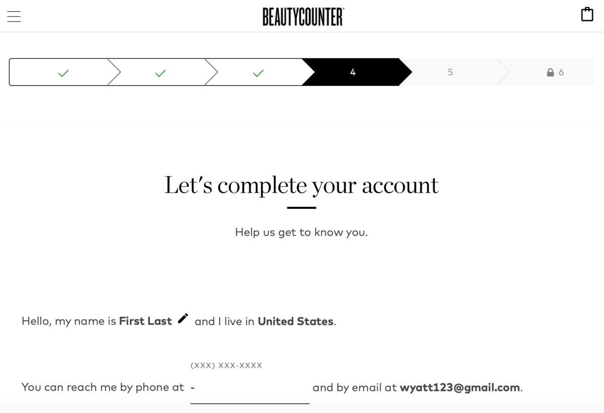 Beautycounter become a consultant instructions step 5 - Her Heartland Soul