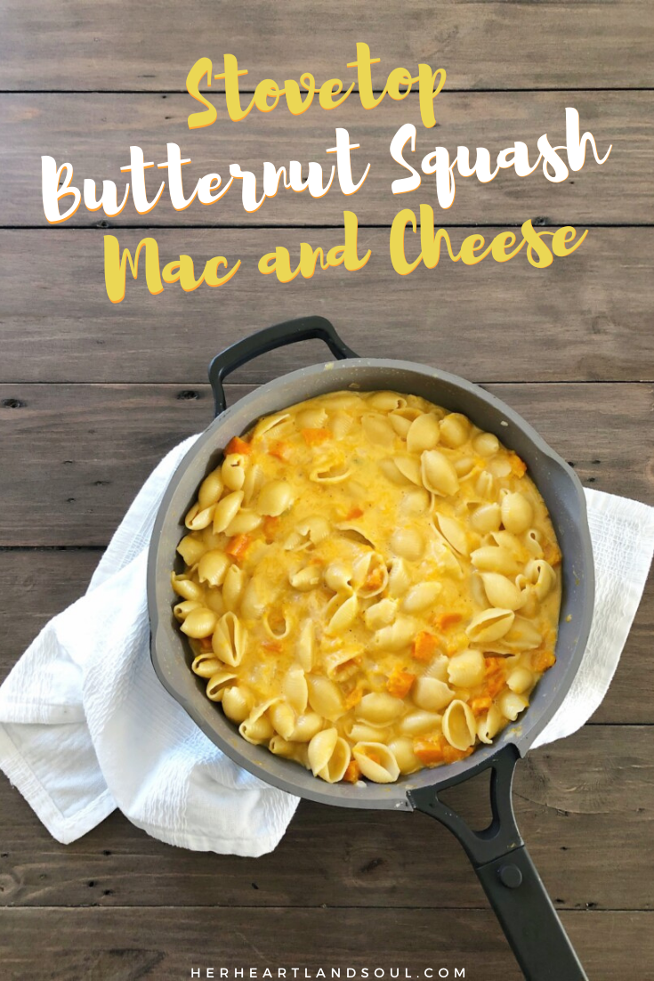 Stovetop Butternut Squash Mac and Cheese