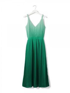 Banana Republic Pleated-Ombre Midi Dress Her Heartland Soul