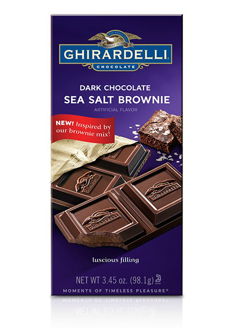 Ghirardelli Dark Chocolate Sea Salt Brownie Bar