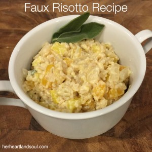 Faux Risotto with Minute Rice Her Heartland Soul Erin Fairchild