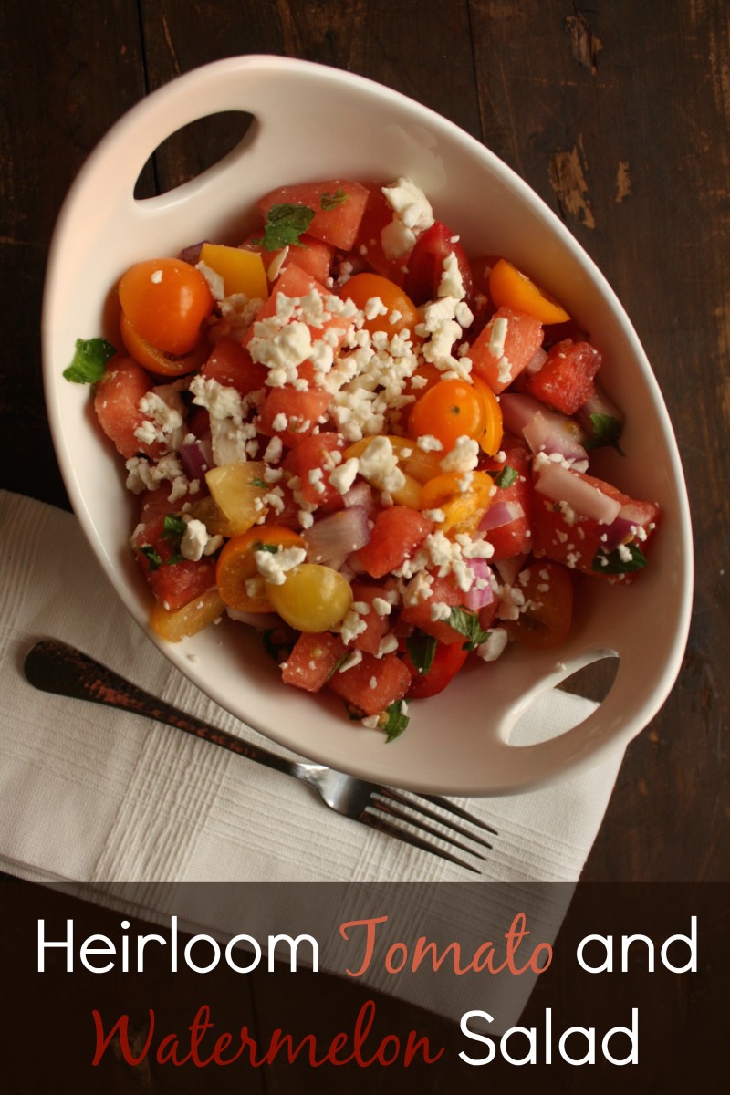 heirloom tomato and watermelon salad her heartland soul