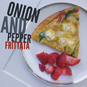 Onion and Pepper Frittata Her Heartland Soul Erin Fairchild