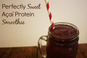perfectly sweet acai protein powder smoothie her heartland soul